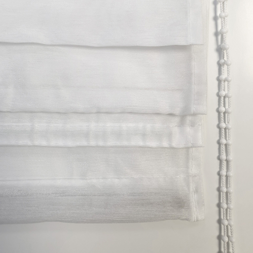 Store bateau tamisant lurex elfi Blanc