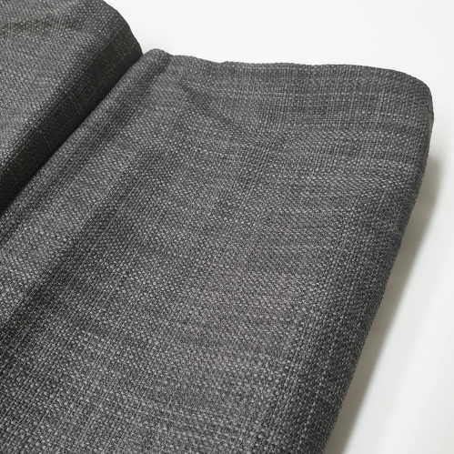 Store bateau tamisant chiné chambray Anthracite