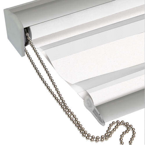 Store enrouleur jour nuit blanc alutech avec coffre - gamme Must