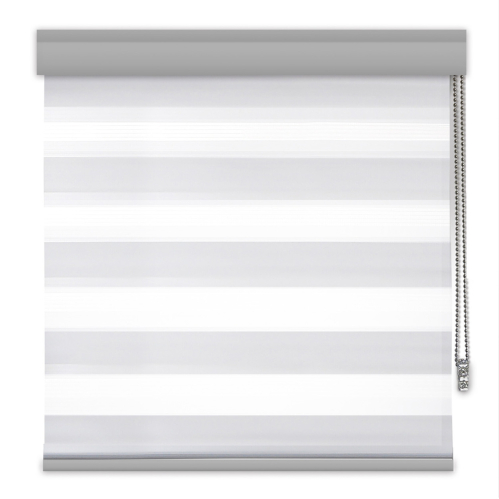 Store enrouleur jour nuit blanc alutech avec coffre - gamme Must