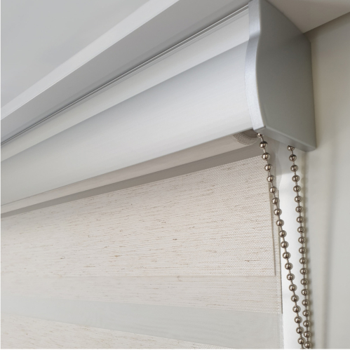 Store enrouleur jour nuit lin alutech avec coffre - gamme Must