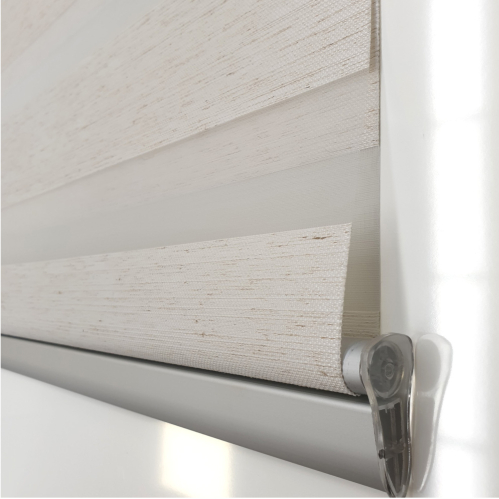 Store enrouleur jour nuit lin alutech avec coffre - gamme Must