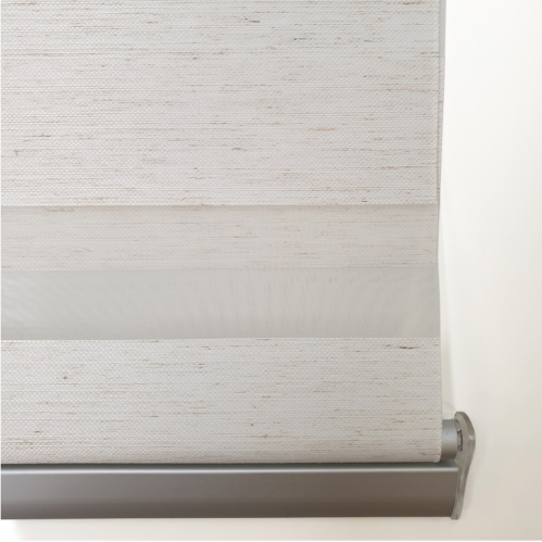 Store enrouleur jour nuit lin alutech avec coffre - gamme Must