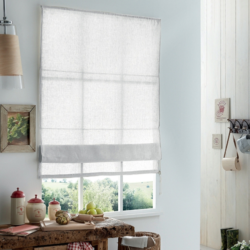 Store bateau tamisant panama gamme Must - Blanc