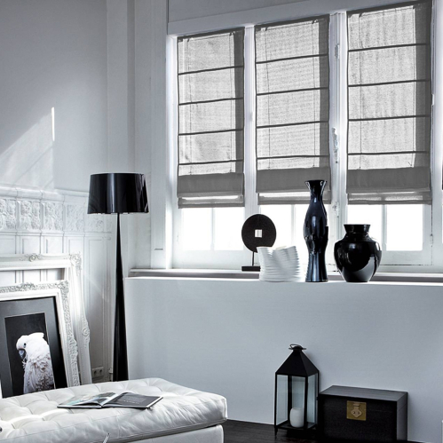 Store bateau tamisant panama gamme Must - Gris