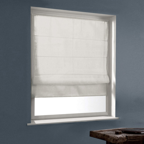 Store bateau tamisant panama gamme Must - Blanc perle