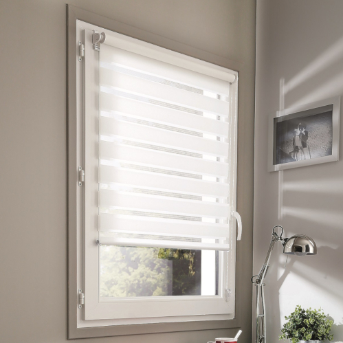 Store enrouleur jour nuit basique avec ou sans percer h160cm