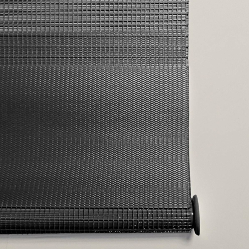 Lot de 2 stores jour nuit gris avec ou sans perçage h160cm