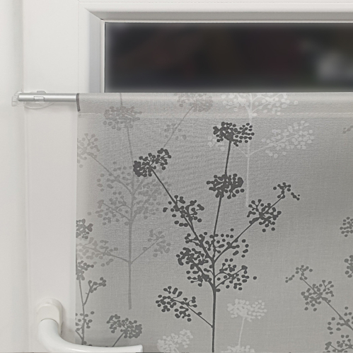 Vitrage tamisant motifs graminées