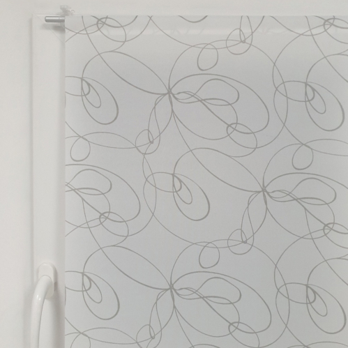 Vitrage tamisant motif zigzag