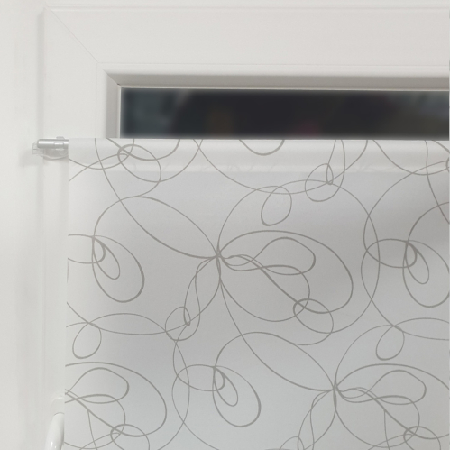 Vitrage tamisant motif zigzag