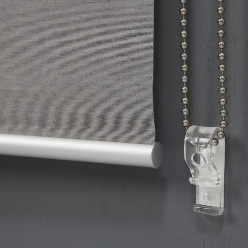 Store enrouleur voile mesh sans percer - gamme Must - Gris souris