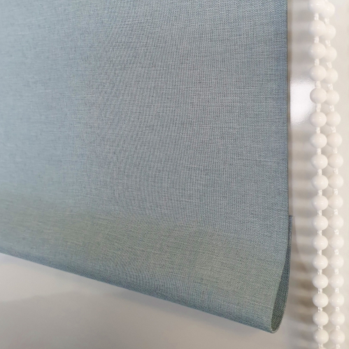 Store enrouleur occultant tissu double face - Bleu glacier