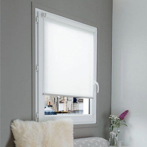 Store enrouleur tamisant sans percer gamme Must - Blanc