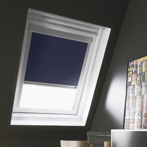 Store de toit occultant cadre alu compatible VELUX® K -...
