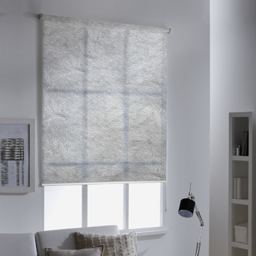 Store enrouleur voile effet frost gamme Must - Gris
