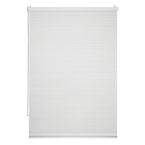 Store enrouleur voile rayé loft gamme Must - Blanc