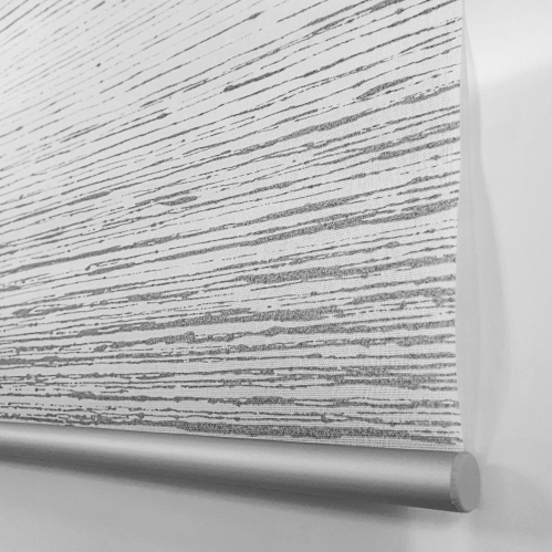 Store enrouleur tamisant effet wood gamme Must - Blanc