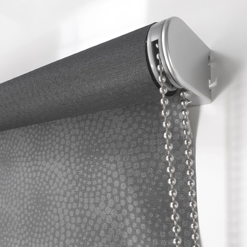 Store enrouleur tamisant jacquard gamme Must - Gris anthracite