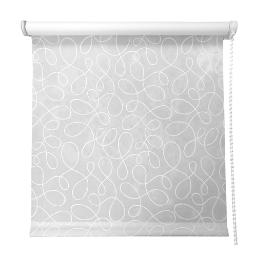 Store enrouleur tamisant motif méli mélo