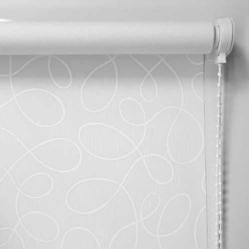 Store enrouleur tamisant motif méli mélo