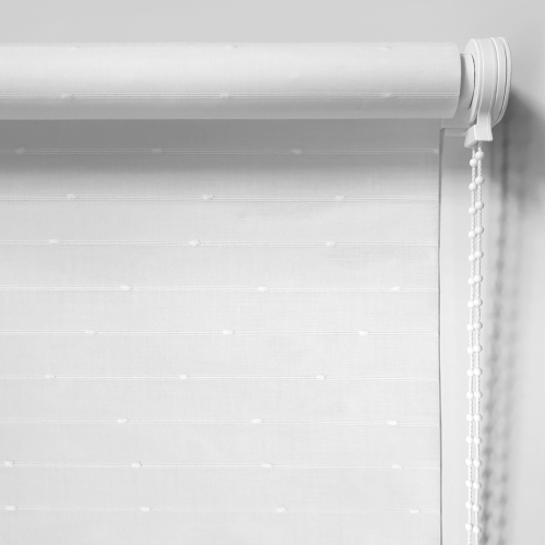 Store enrouleur tamisant noppe blanc