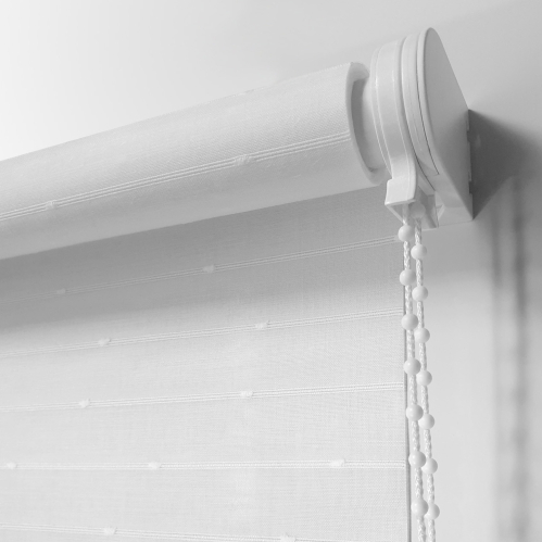 Store enrouleur tamisant noppe blanc