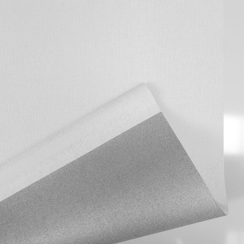 Store enrouleur occultant thermique revers alu h190cm - Blanc