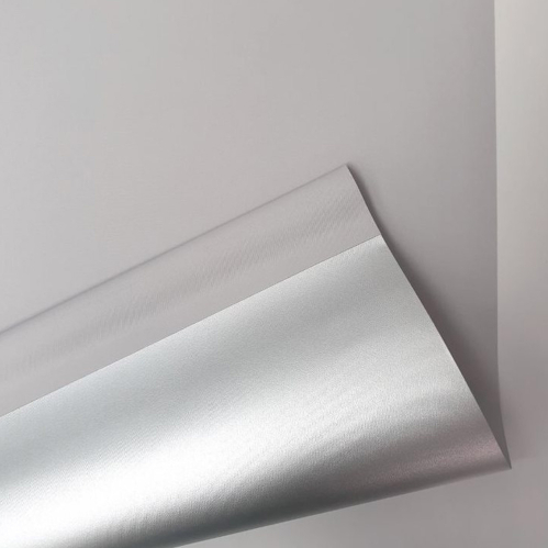 Store enrouleur occultant thermique revers alu h190cm - Gris