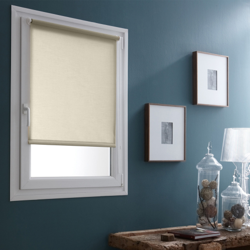 Store enrouleur tamisant sans percer - Ficelle