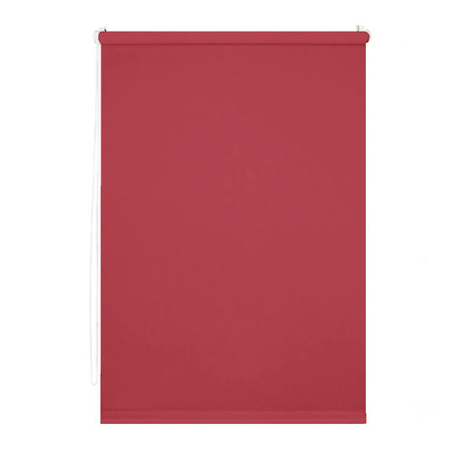Store enrouleur tamisant sans percer - Rouge cerise