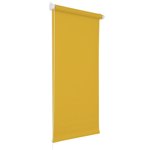 Store enrouleur tamisant sans percer - Moutarde
