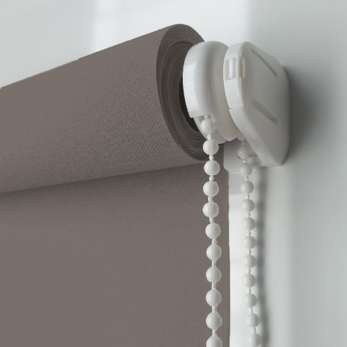 Store enrouleur tamisant sans percer - Gris rosé