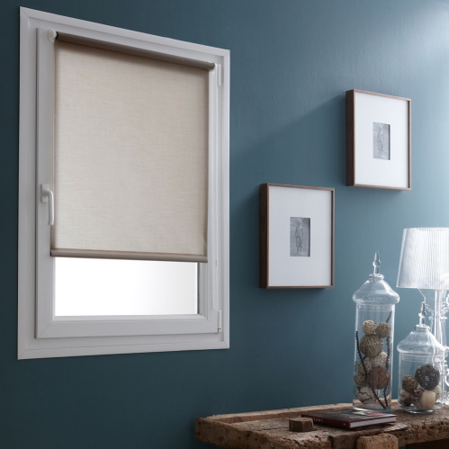 Store enrouleur tamisant sans percer - Lin