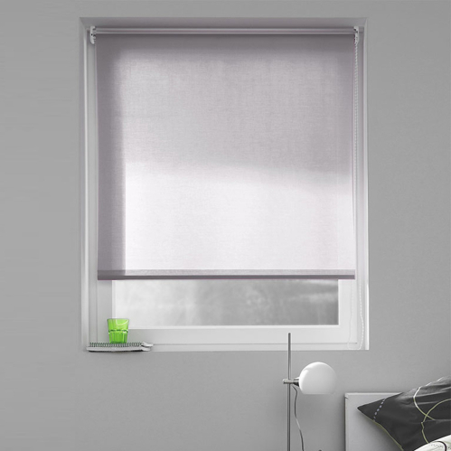 Store enrouleur tamisant uni h250cm - Gris