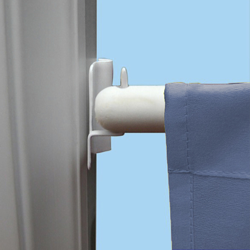 Supports pour tringle de vitrage avec store