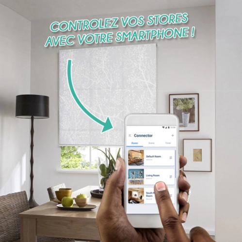Clé connectée pour stores et volets motorisés