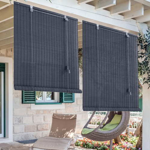 Roll'up bambou fines lattes pour intérieur et extérieur