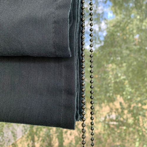 Store Bateau Tamisant Uni Luxe Gris