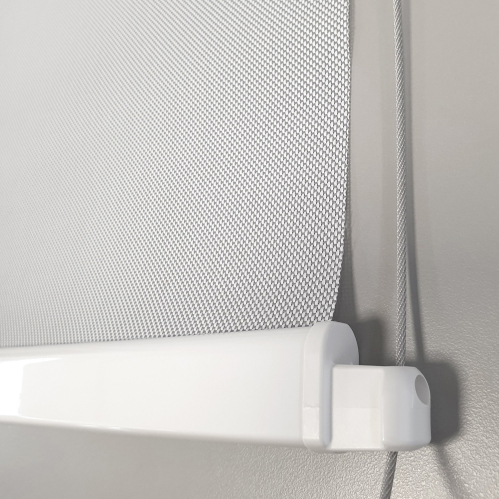 Store enrouleur extérieur screen motorisé - Blanc