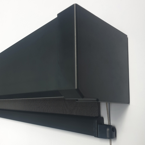 Store enrouleur extérieur screen motorisé - Gris anthracite