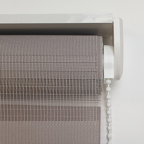 Store Jour Nuit Enrouleur Taupe sans percer