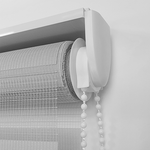 Store Jour Nuit Enrouleur Gris sans percer