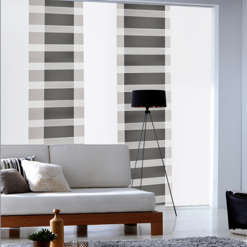 Panneau japonais jour nuit anthracite