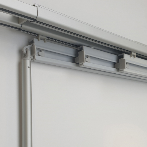 Rail aluminium extensible pour panneaux japonais 60cm