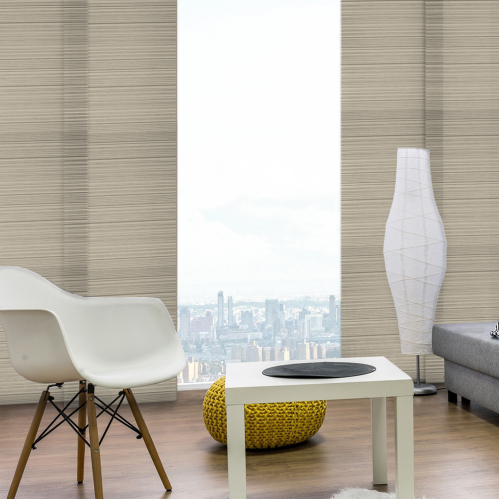 Panneau japonais tamisant à rayures