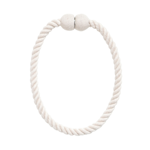 Embrasse lien aimanté en corde - V.créations - Ecru