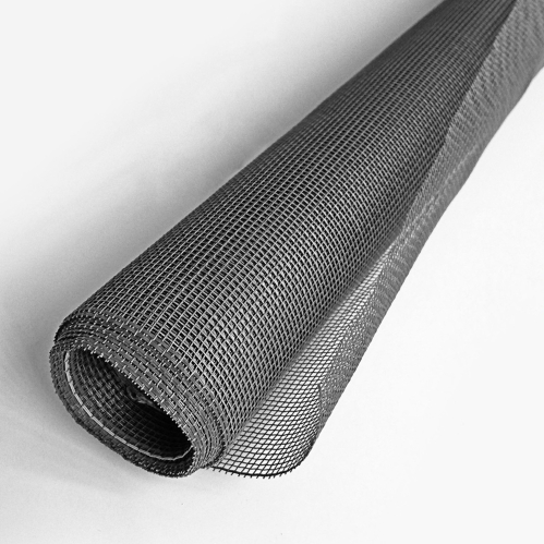 Toile de moustiquaire grise en fibre de verre - Gris...