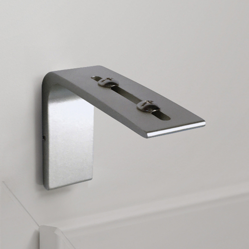 Equerre murale design grise pour fixer votre store