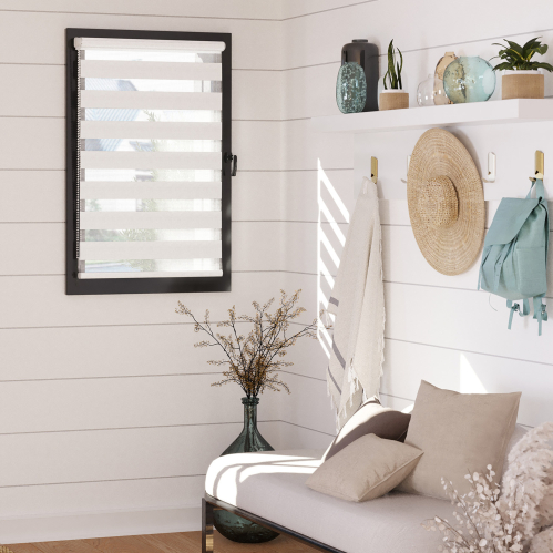 Store enrouleur jour nuit prêt-à-poser sans percer h190cm...